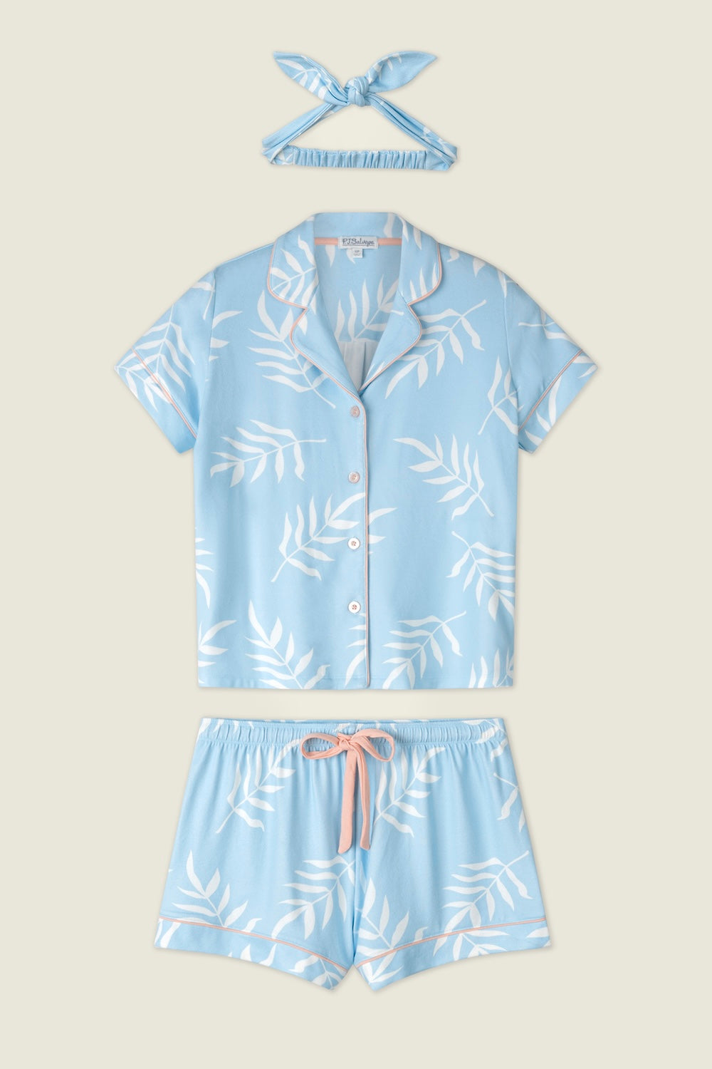 PJ Salvage Coastal Club PJ Set - Cloud Blue