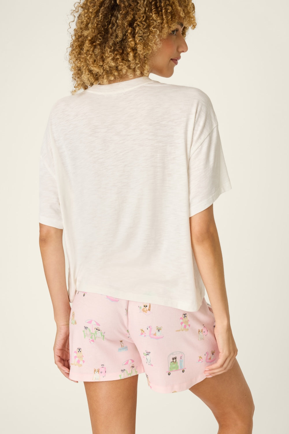 PJ Salvage Dog Mom Tee - Ivory
