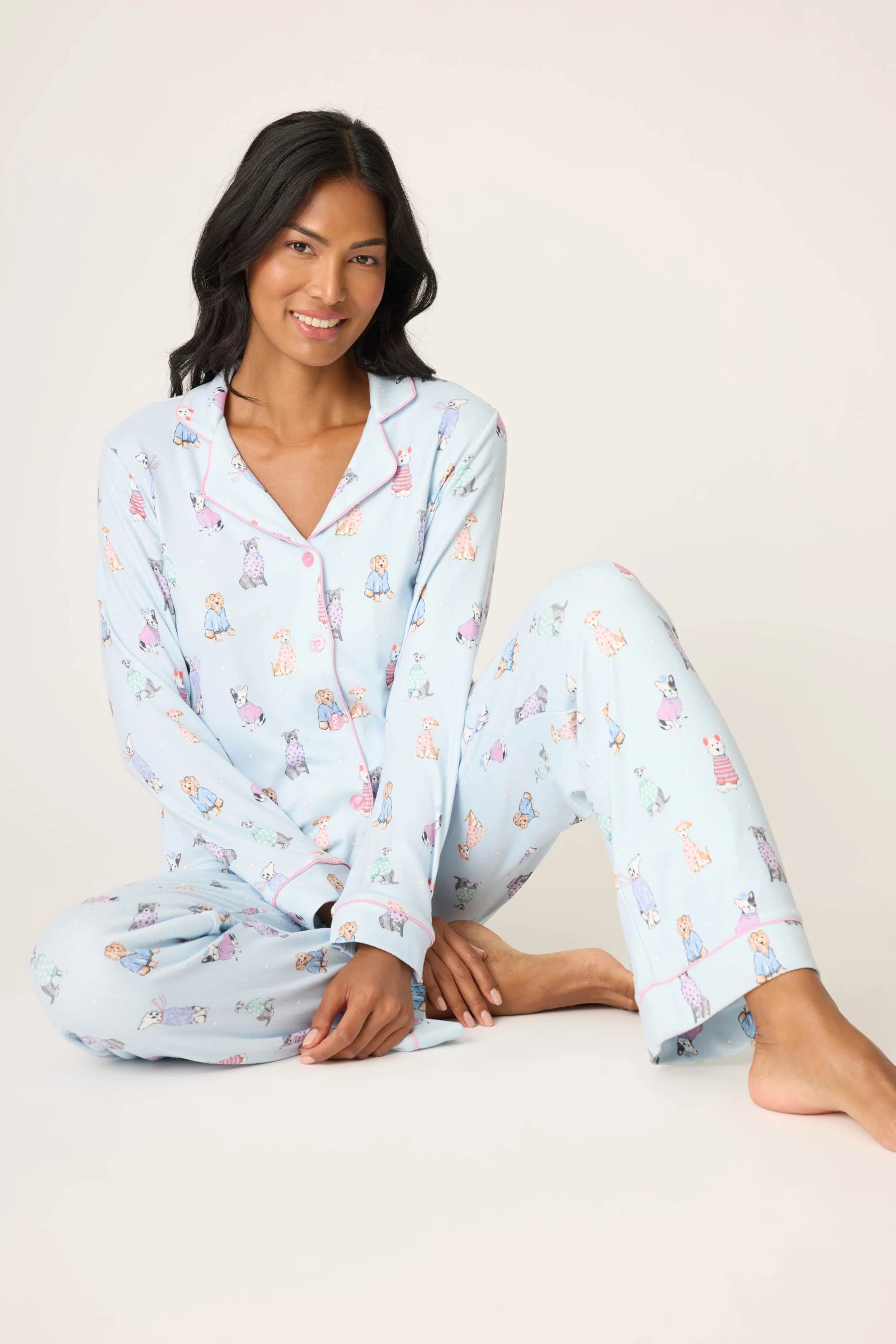 PJ Salvage Doggone Cold PJ Set - Blue Haze