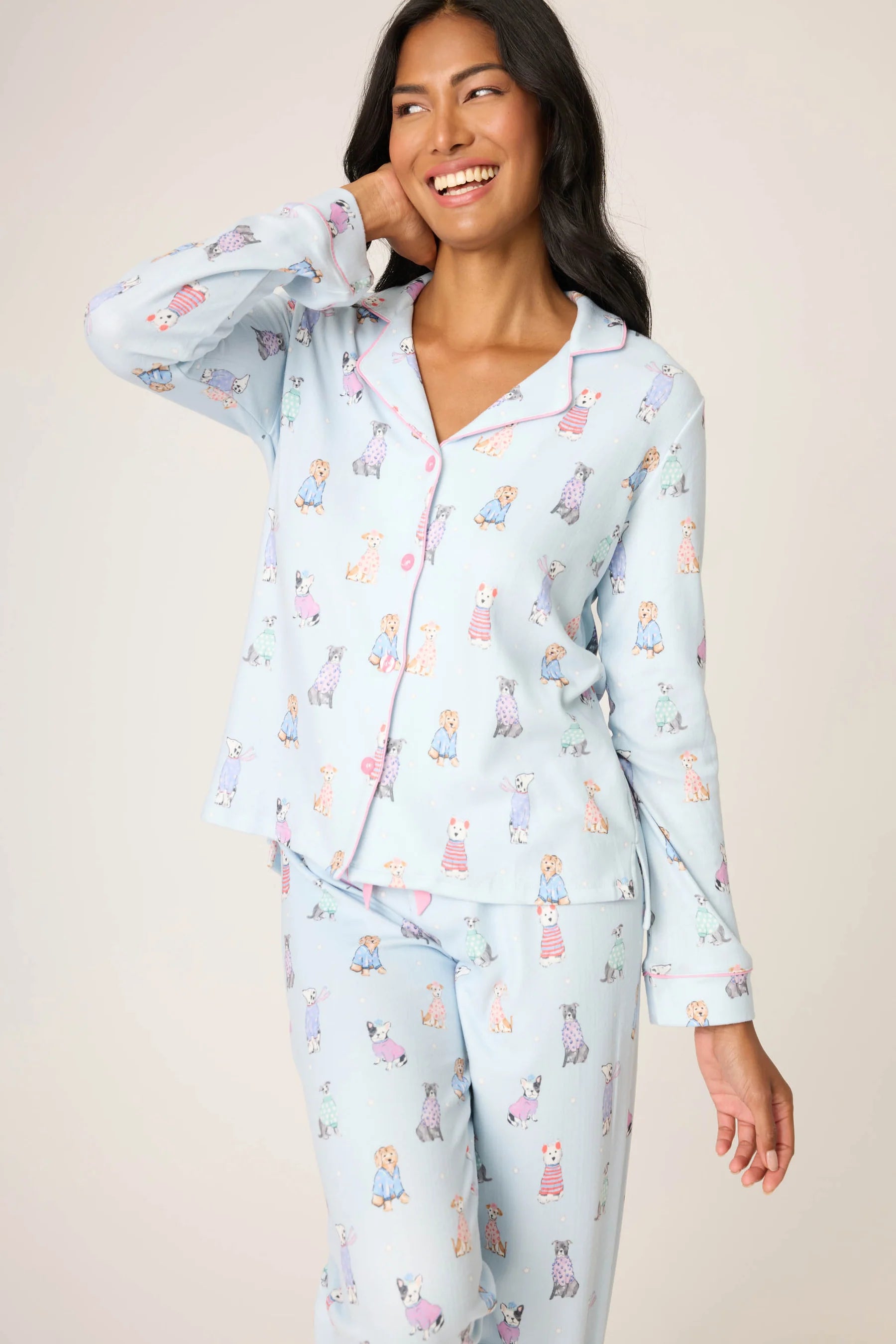 PJ Salvage Doggone Cold PJ Set - Blue Haze