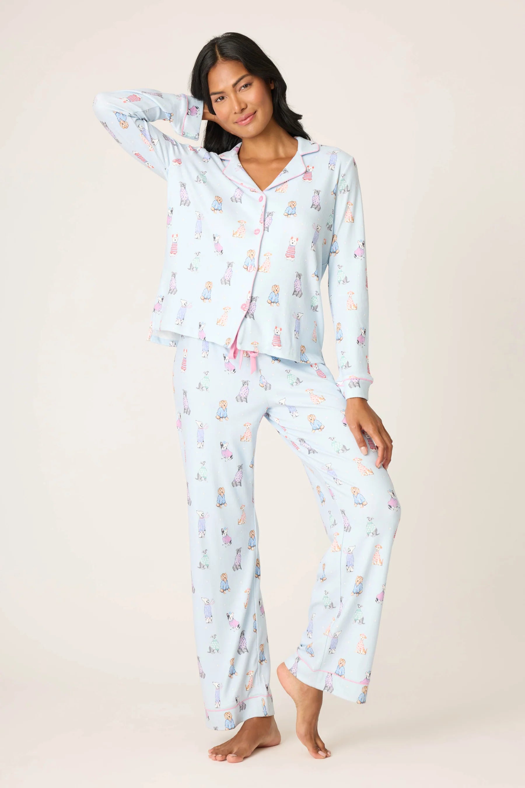 PJ Salvage Doggone Cold PJ Set - Blue Haze