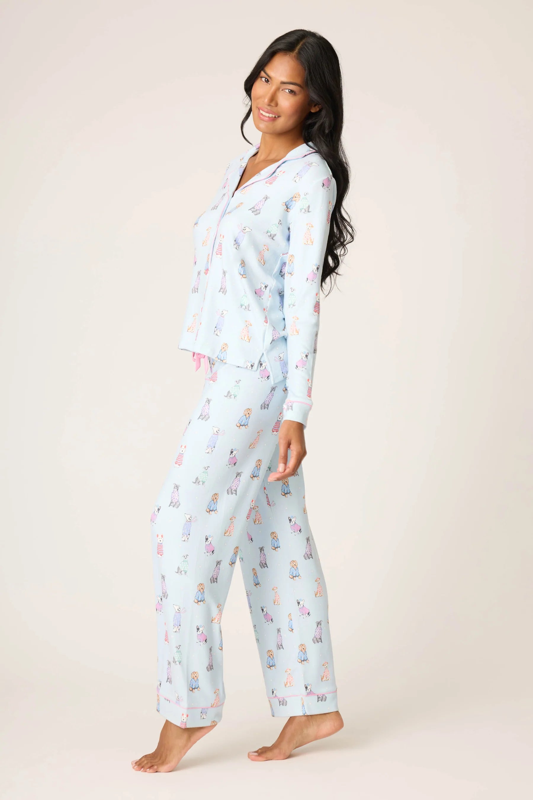 PJ Salvage Doggone Cold PJ Set - Blue Haze