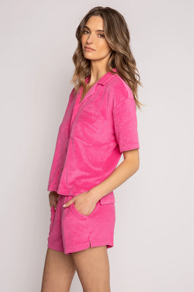 PJ Salvage Farmer’s Market Solid Set - Fuschia Sleepwear - Other Sleepwear - Loungewear by PJ Salvage | Grace the Boutique