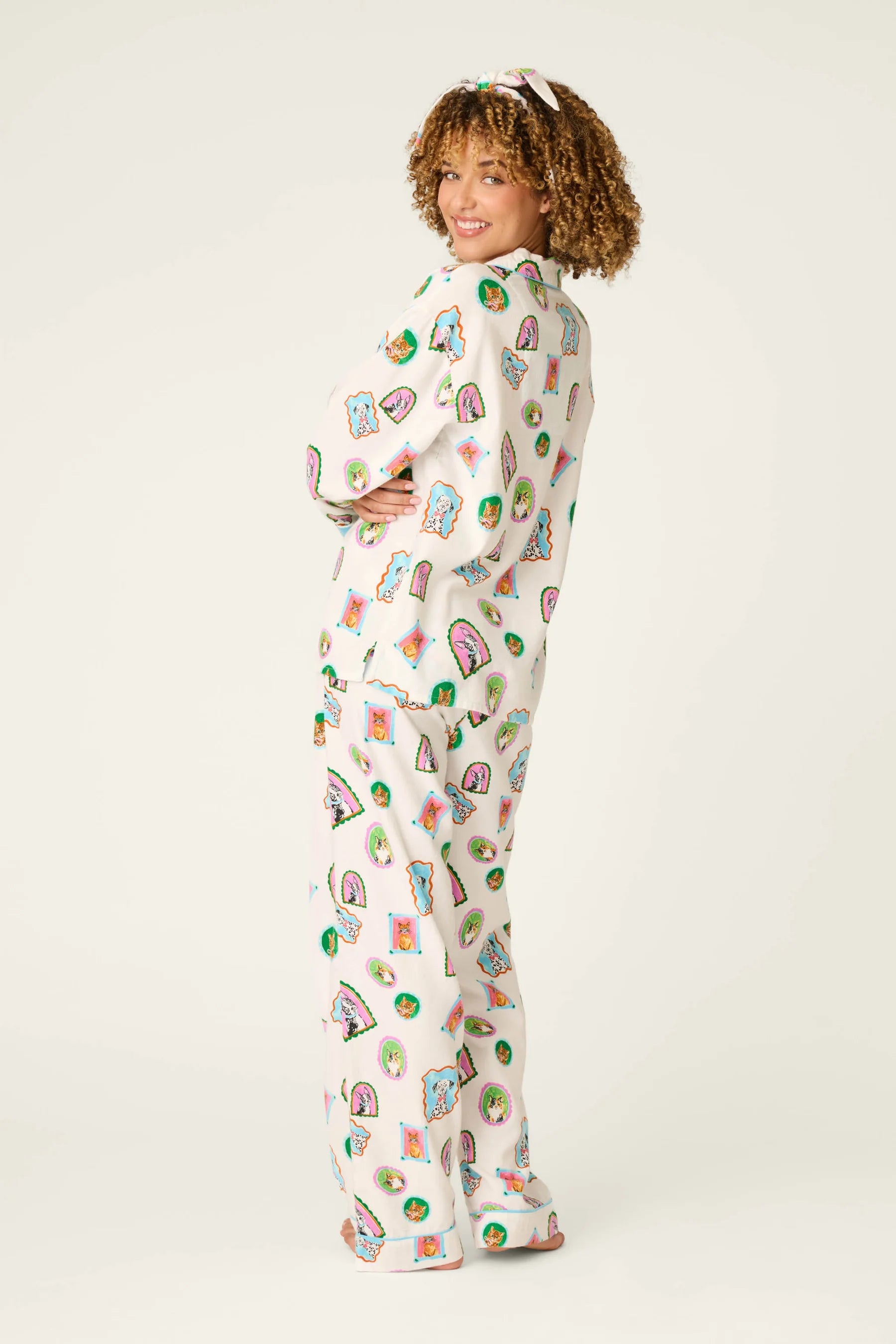PJ Salvage Flannel PJ Set - You Are Pawfect