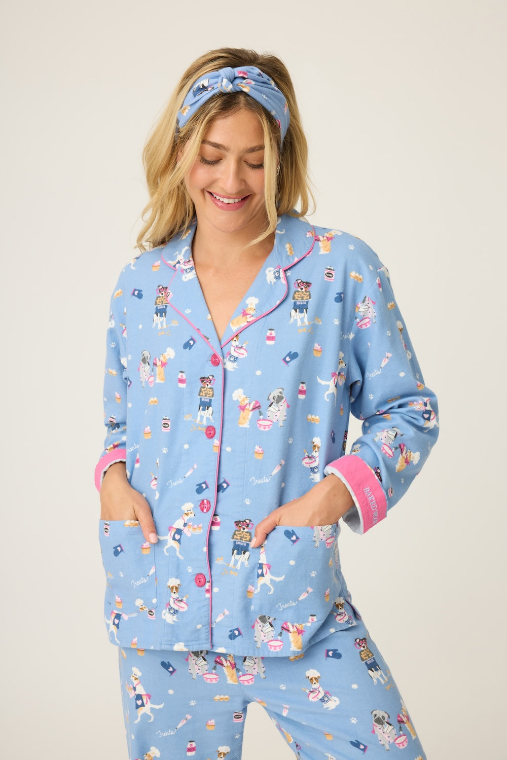 PJ Salvage Flannels - Baked Woof Love