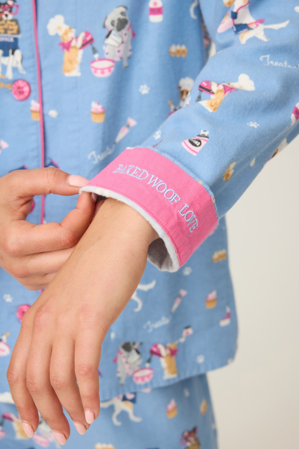 PJ Salvage Flannels - Baked Woof Love