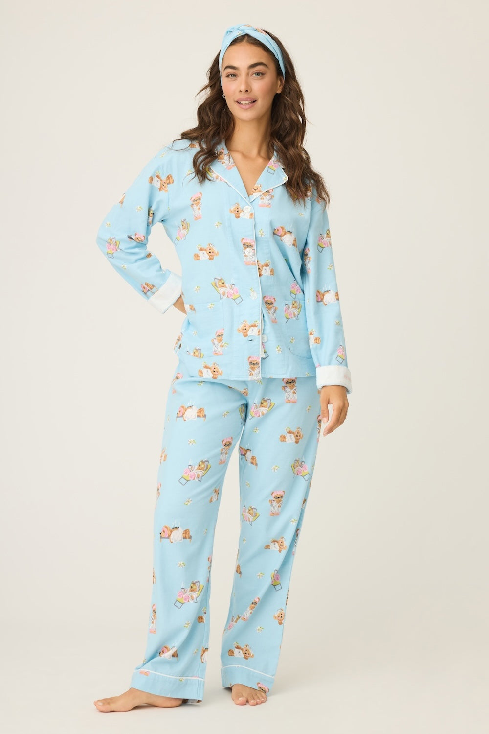 PJ Salvage Flannels - Beary Cute