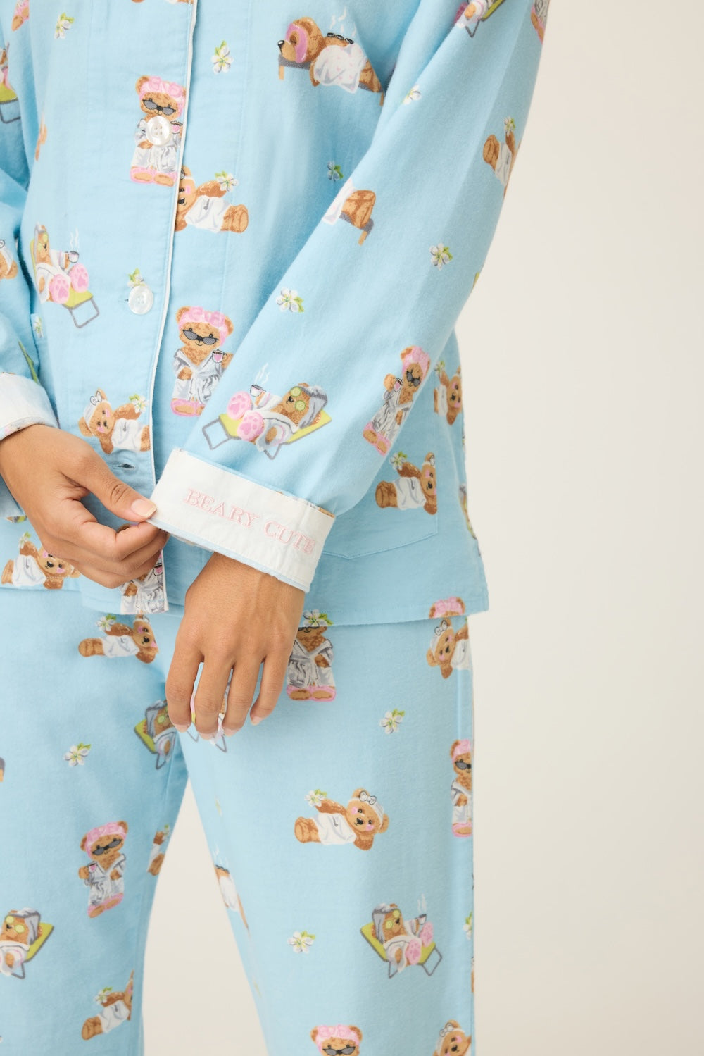PJ Salvage Flannels - Beary Cute
