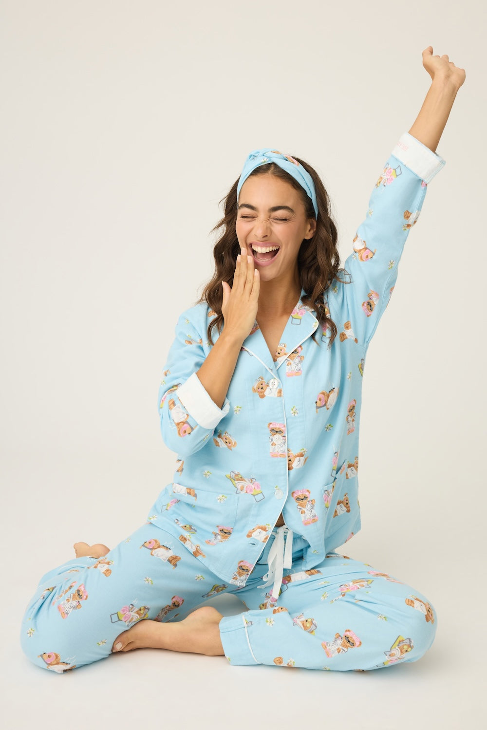 PJ Salvage Flannels - Beary Cute