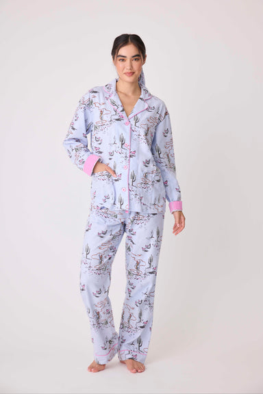 PJ Salvage Flannels - Blue Whisper Sleepwear - Pajamas by PJ Salvage | Grace the Boutique