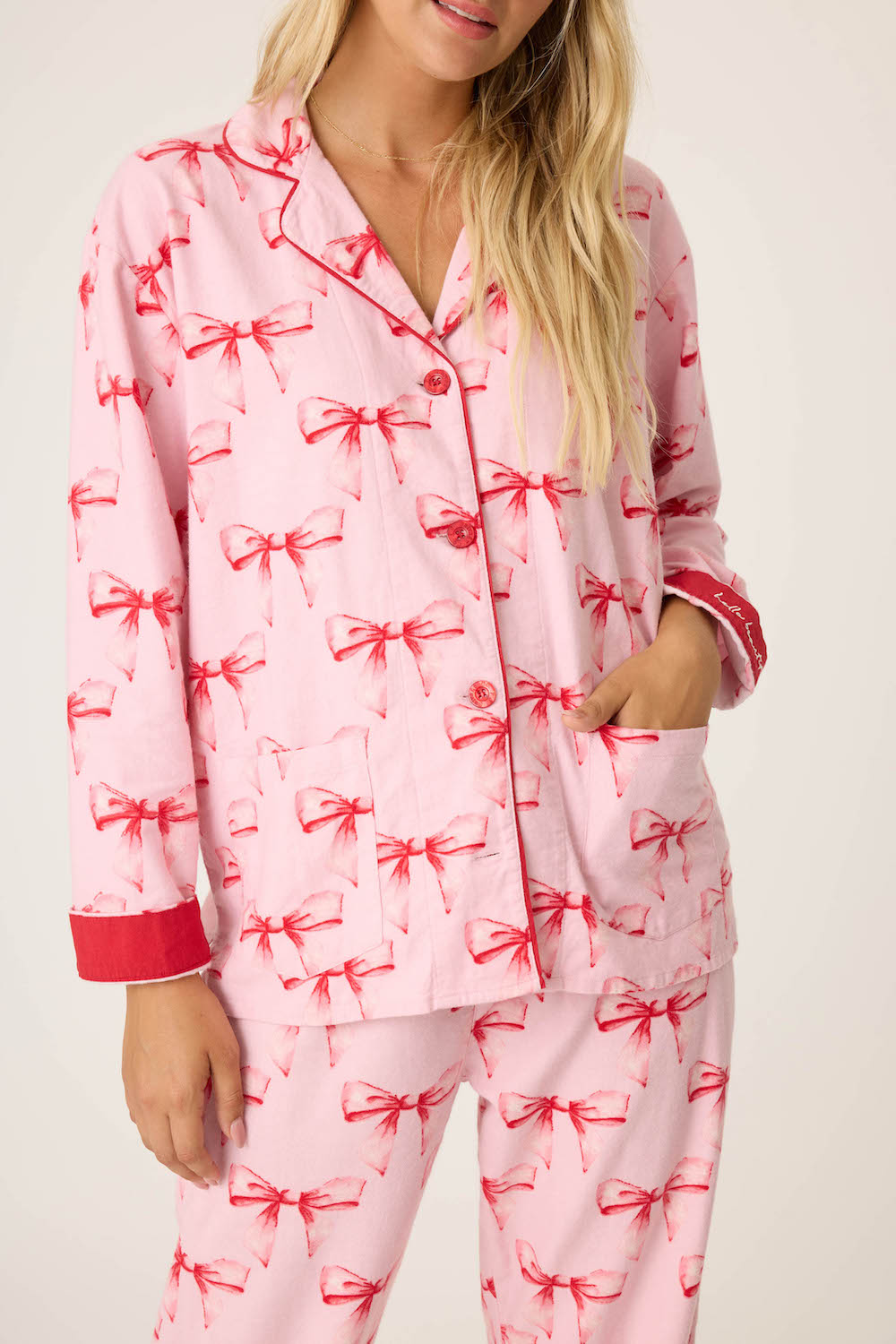 PJ Salvage Flannels - Candy Pink Sleepwear - Pajamas by PJ Salvage | Grace the Boutique