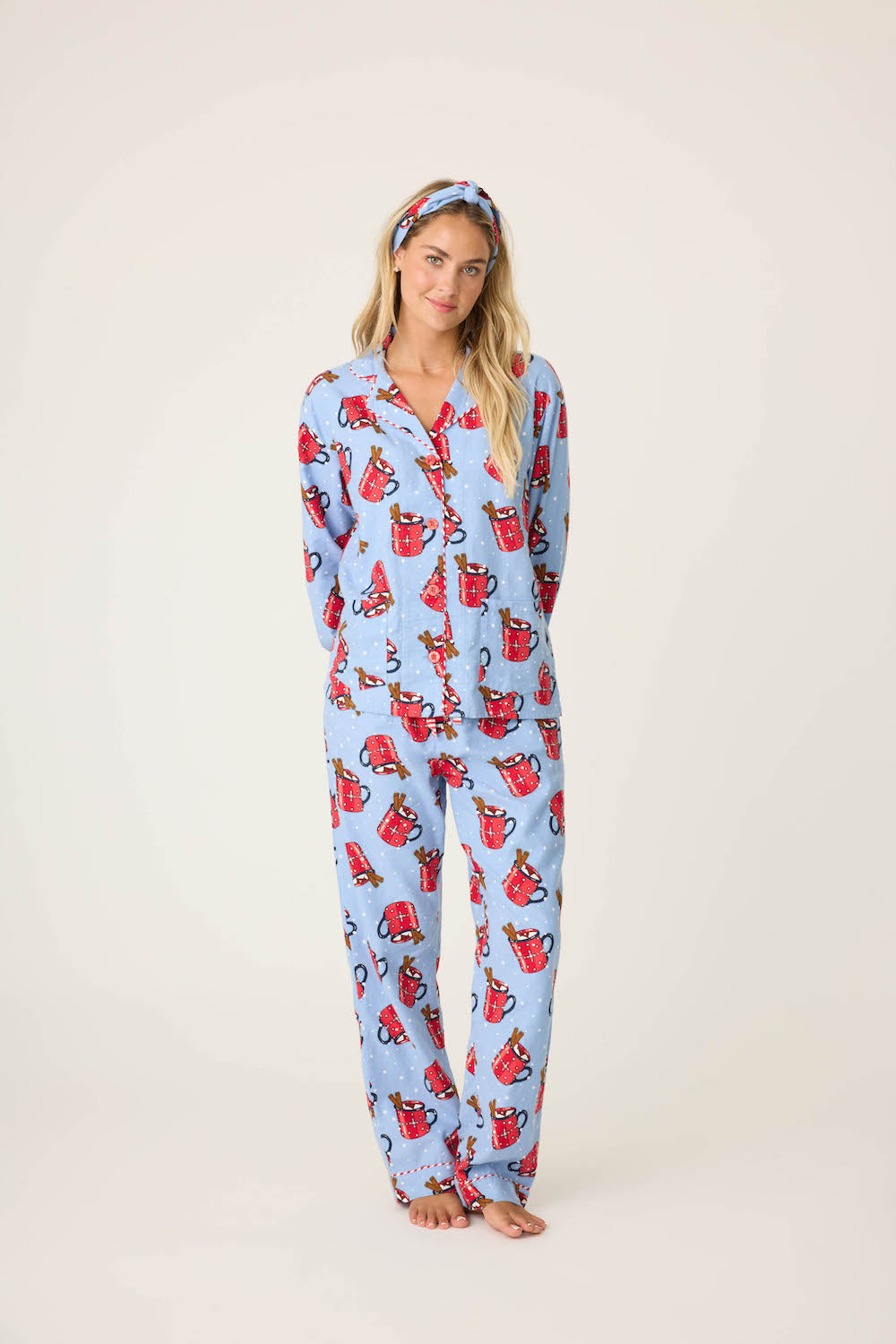 PJ Salvage Flannels - Denim Sleepwear - Pajamas by PJ Salvage | Grace the Boutique