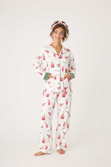 PJ Salvage Flannels - Ecru Sleepwear - Pajamas by PJ Salvage | Grace the Boutique