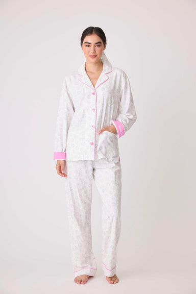 PJ Salvage Flannels - Ivory Sleepwear - Pajamas by PJ Salvage | Grace the Boutique