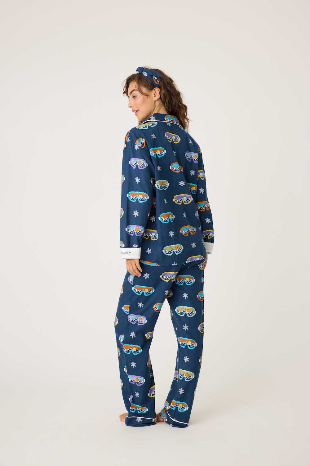 PJ Salvage Flannels - Navy Sleepwear - Pajamas by PJ Salvage | Grace the Boutique