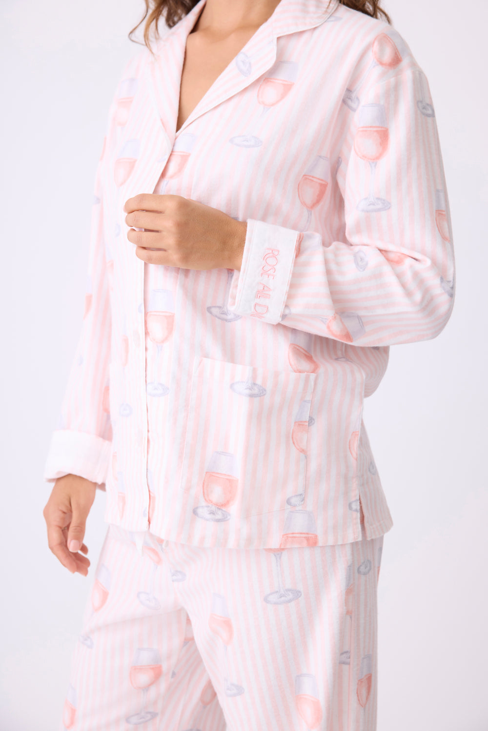 PJ Salvage Flannels - Pink Mist Sleepwear - Pajamas by PJ Salvage | Grace the Boutique