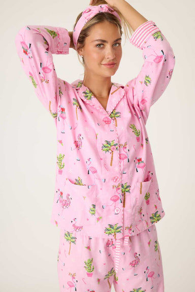 PJ Salvage Flannels - Pink Violet Sleepwear - Pajamas by PJ Salvage | Grace the Boutique