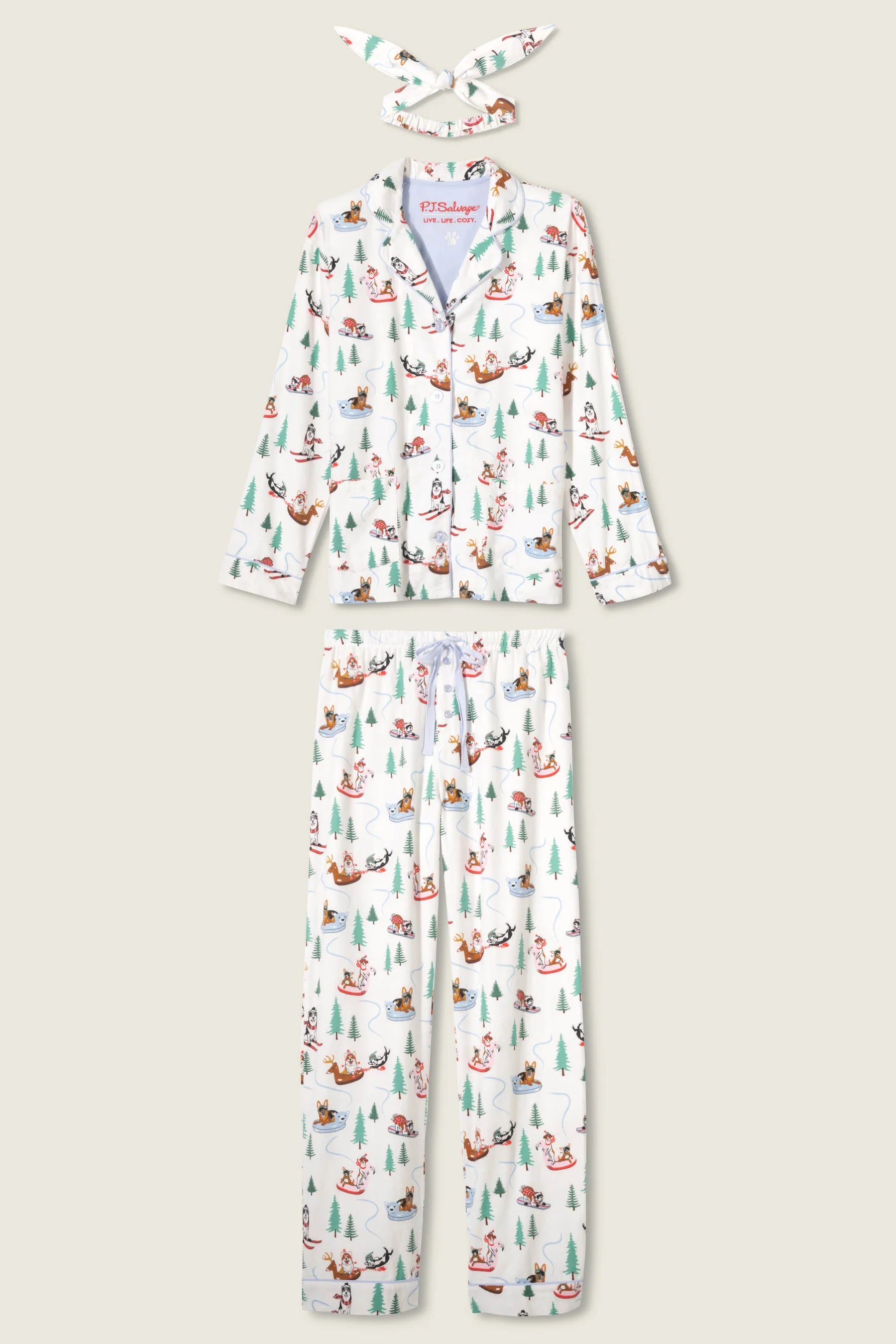 PJ Salvage Flannels - Sleigh All Day