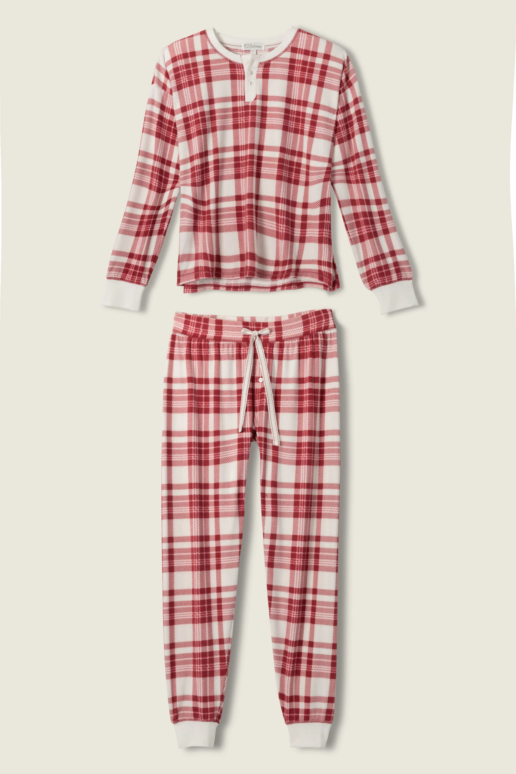 PJ Salvage Full Of Holiday Spirit Set - Ivory Sleepwear - Pajamas by PJ Salvage | Grace the Boutique