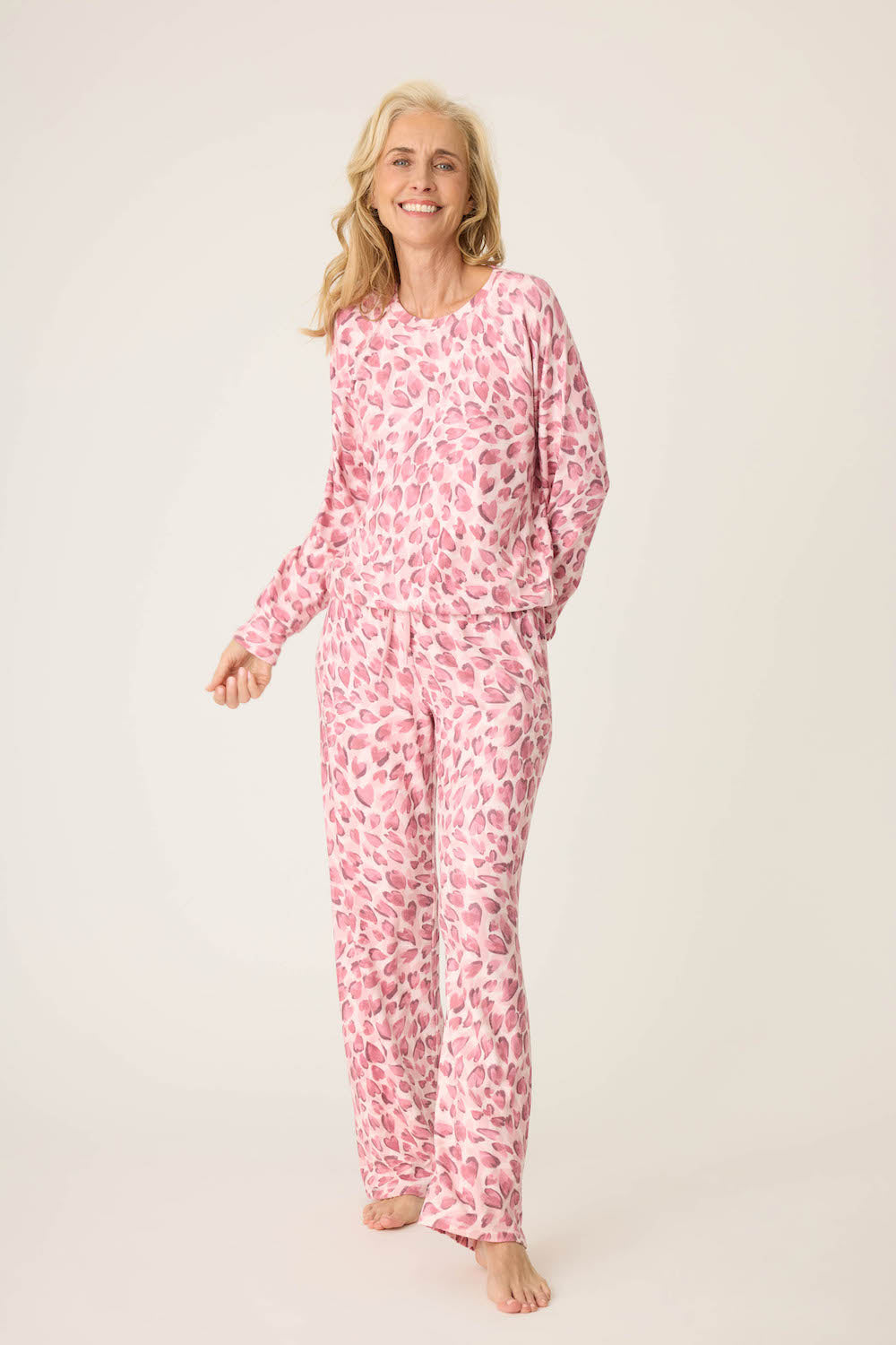 PJ Salvage Full of Love PJ Set - Blush Sleepwear - Pajamas by PJ Salvage | Grace the Boutique