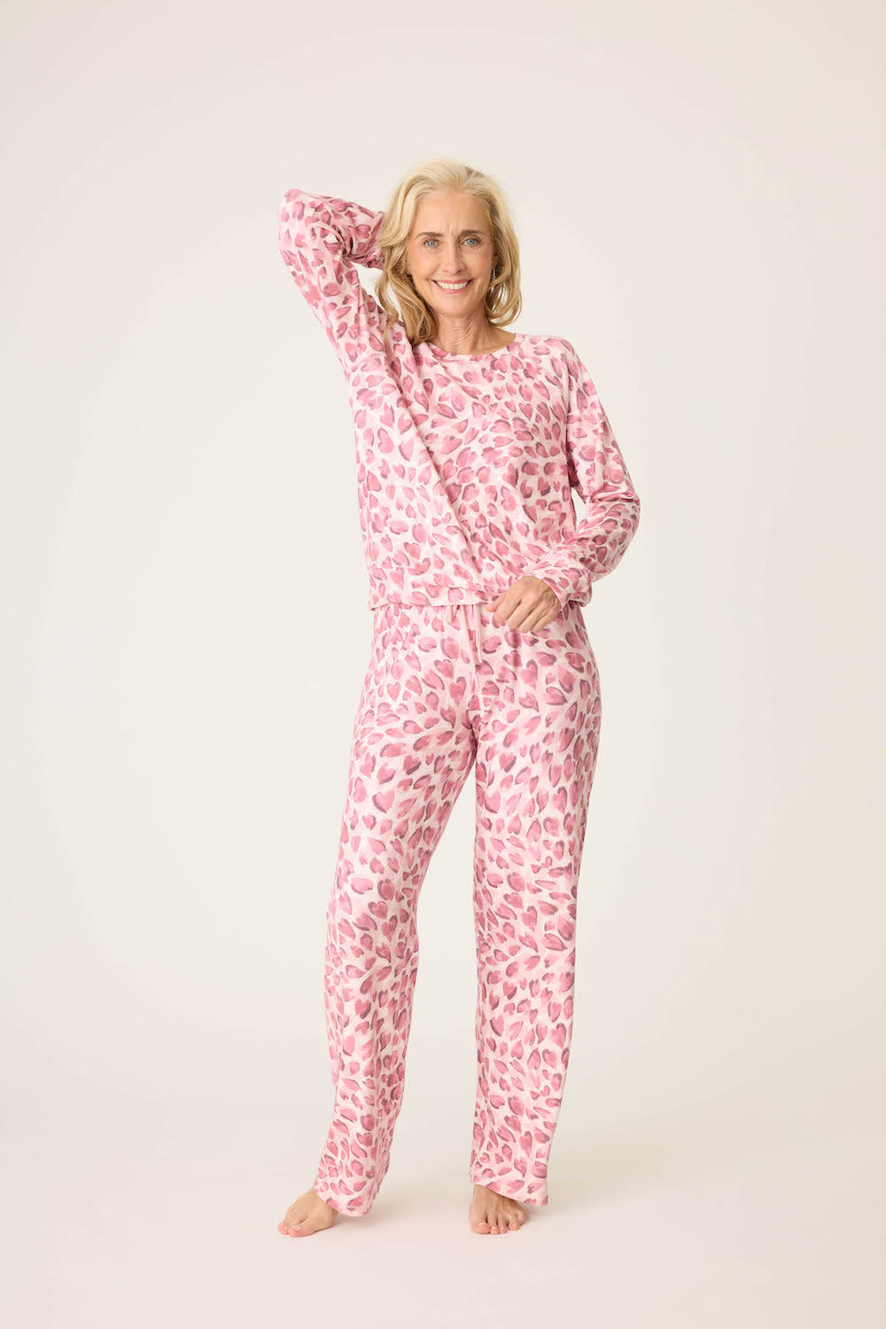 PJ Salvage Full of Love PJ Set - Blush Sleepwear - Pajamas by PJ Salvage | Grace the Boutique