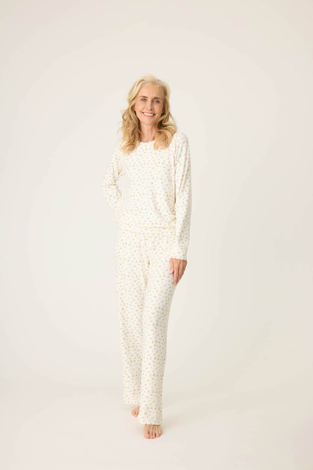 PJ Salvage Full of Love PJ Set - Ivory Sleepwear - Pajamas by PJ Salvage | Grace the Boutique