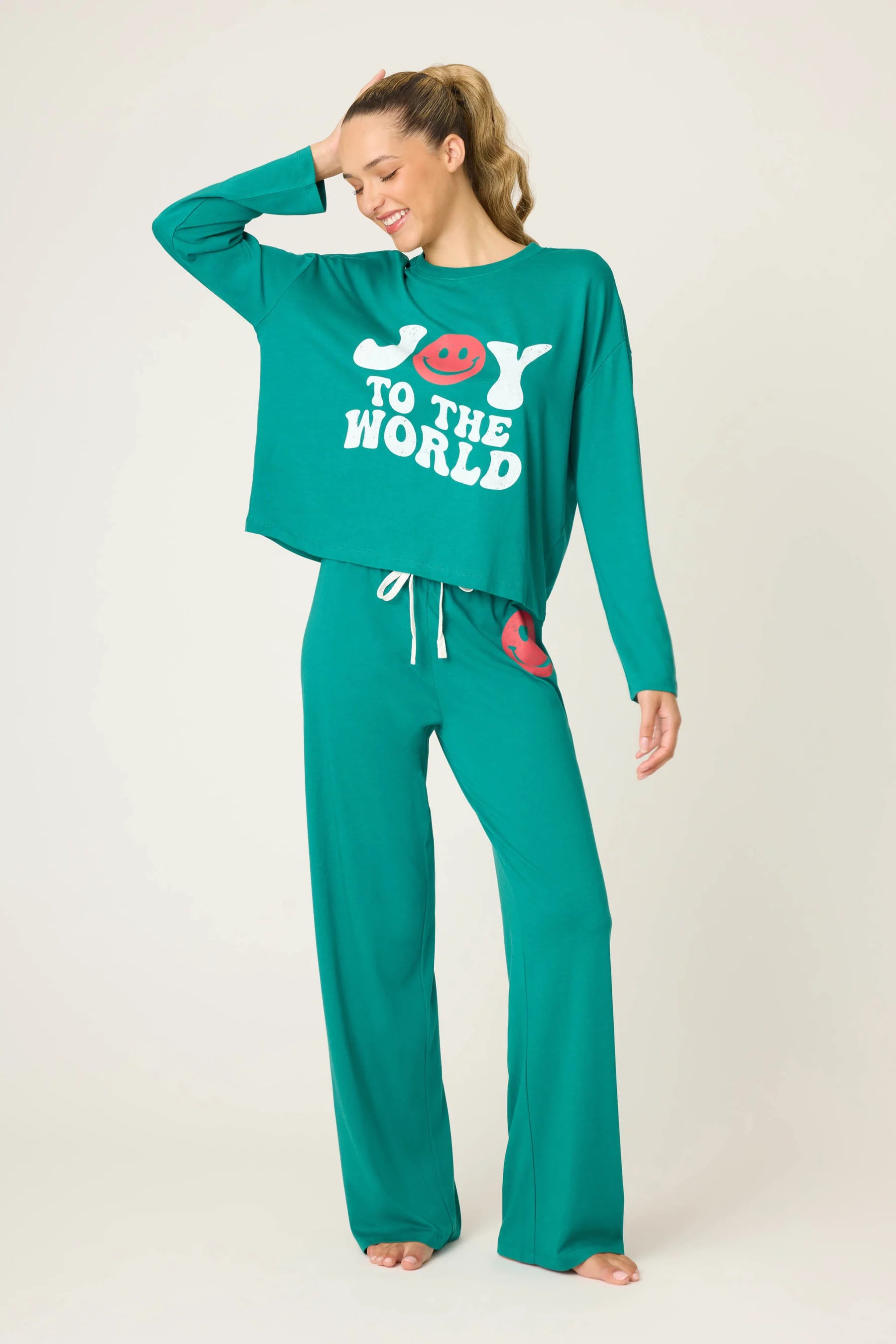 PJ Salvage Holiday Softee Set - Emerald