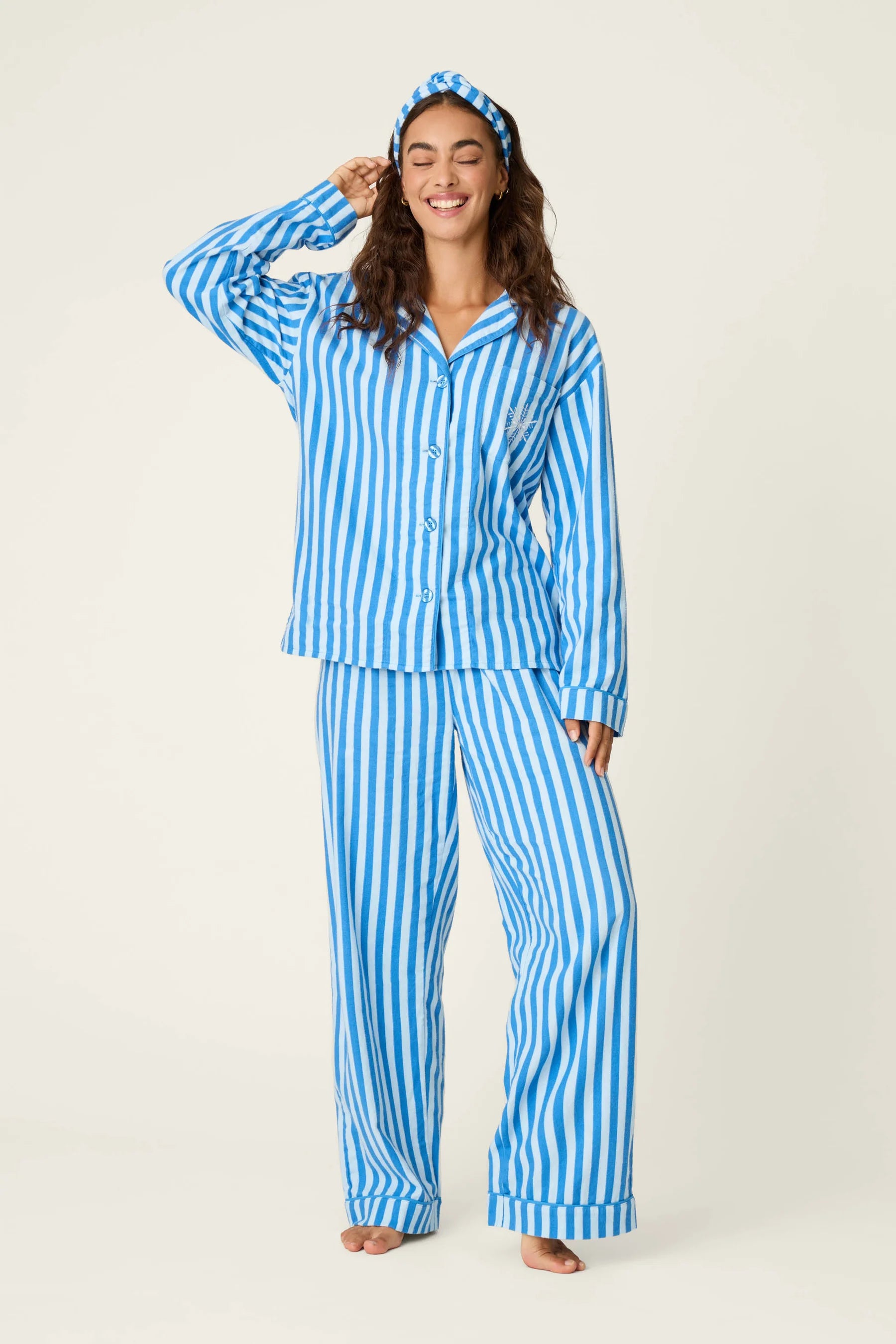PJ Salvage Icon Flannel Sets - Coast