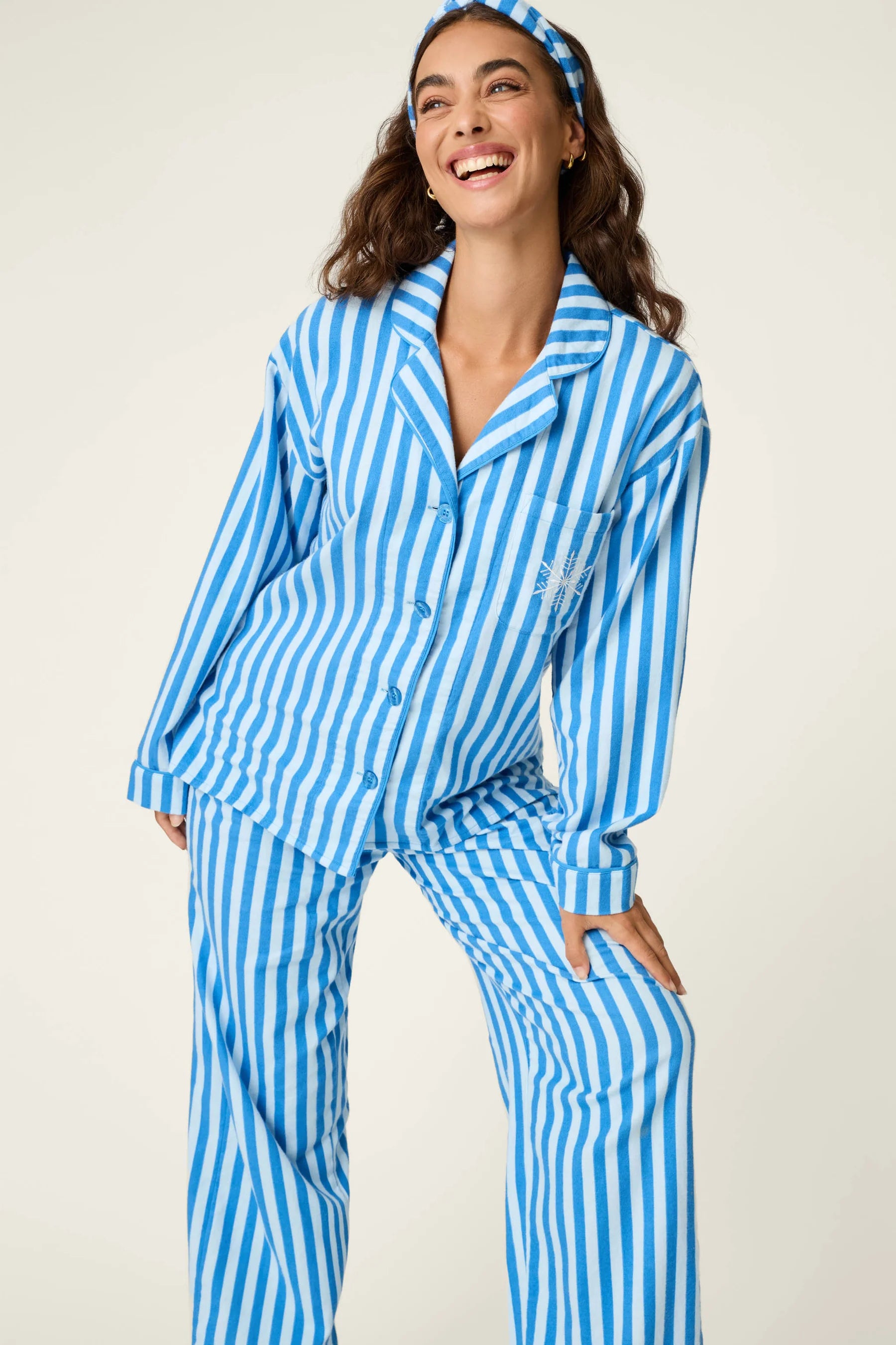 PJ Salvage Icon Flannel Sets - Coast