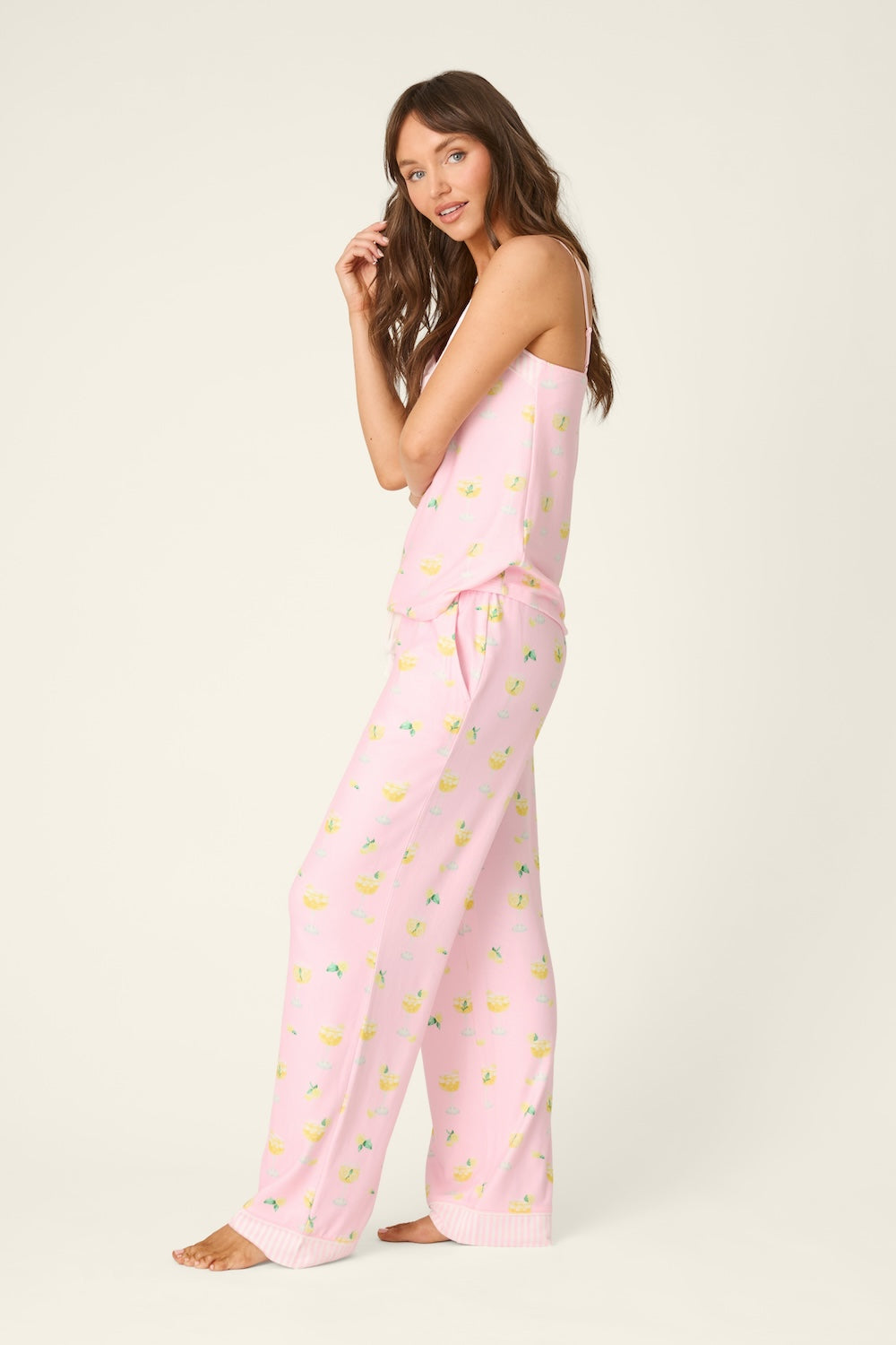 PJ Salvage La Dolce Spritz PJ Set - Pastel Pink