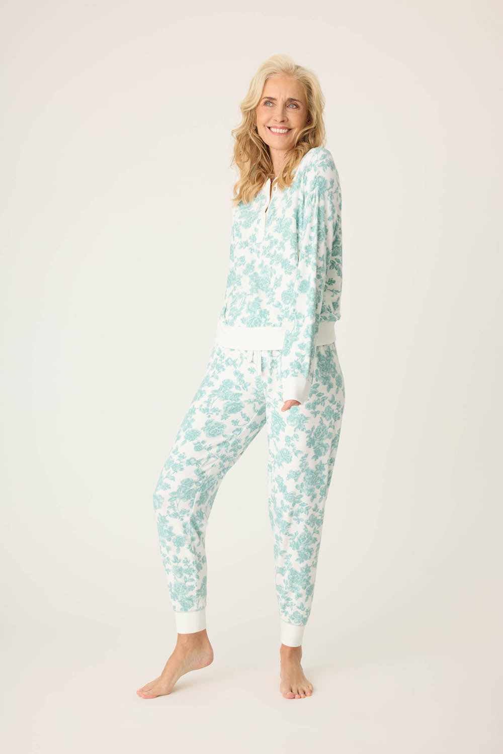 PJ Salvage Lacey Jade PJ Set - Jade Sleepwear - Pajamas by PJ Salvage | Grace the Boutique