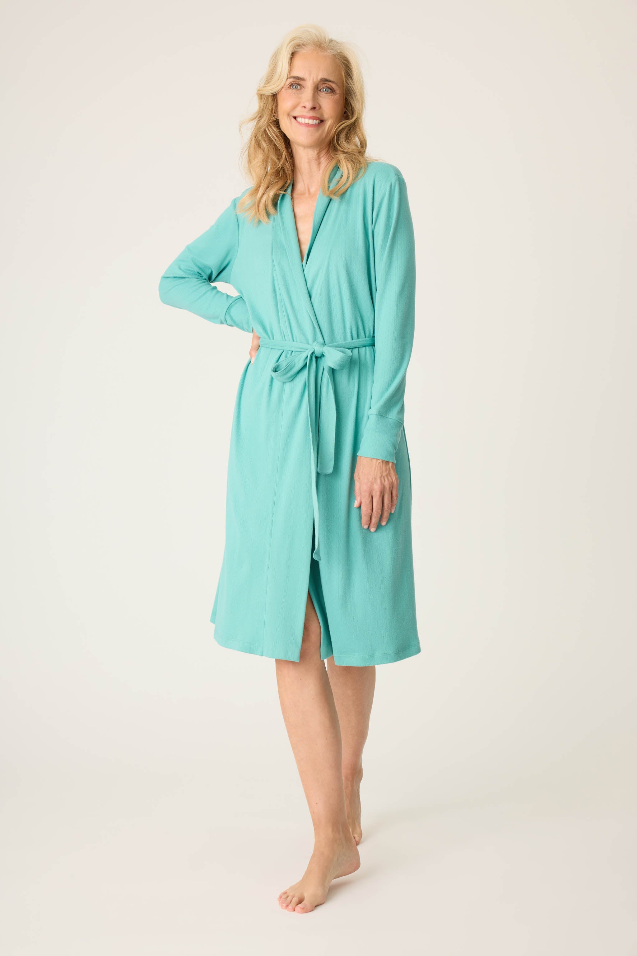 PJ Salvage Lacey Jade Robe - Jade Sleepwear - Other Sleepwear - Robes by PJ Salvage | Grace the Boutique