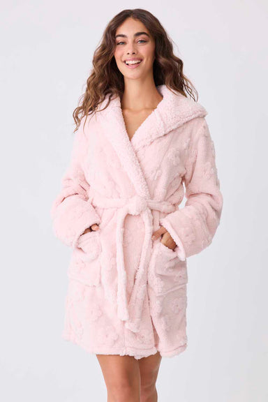 PJ Salvage Let’s Get Cozy Robe - Pink Pearl Sleepwear - Other Sleepwear - Robes by PJ Salvage | Grace the Boutique