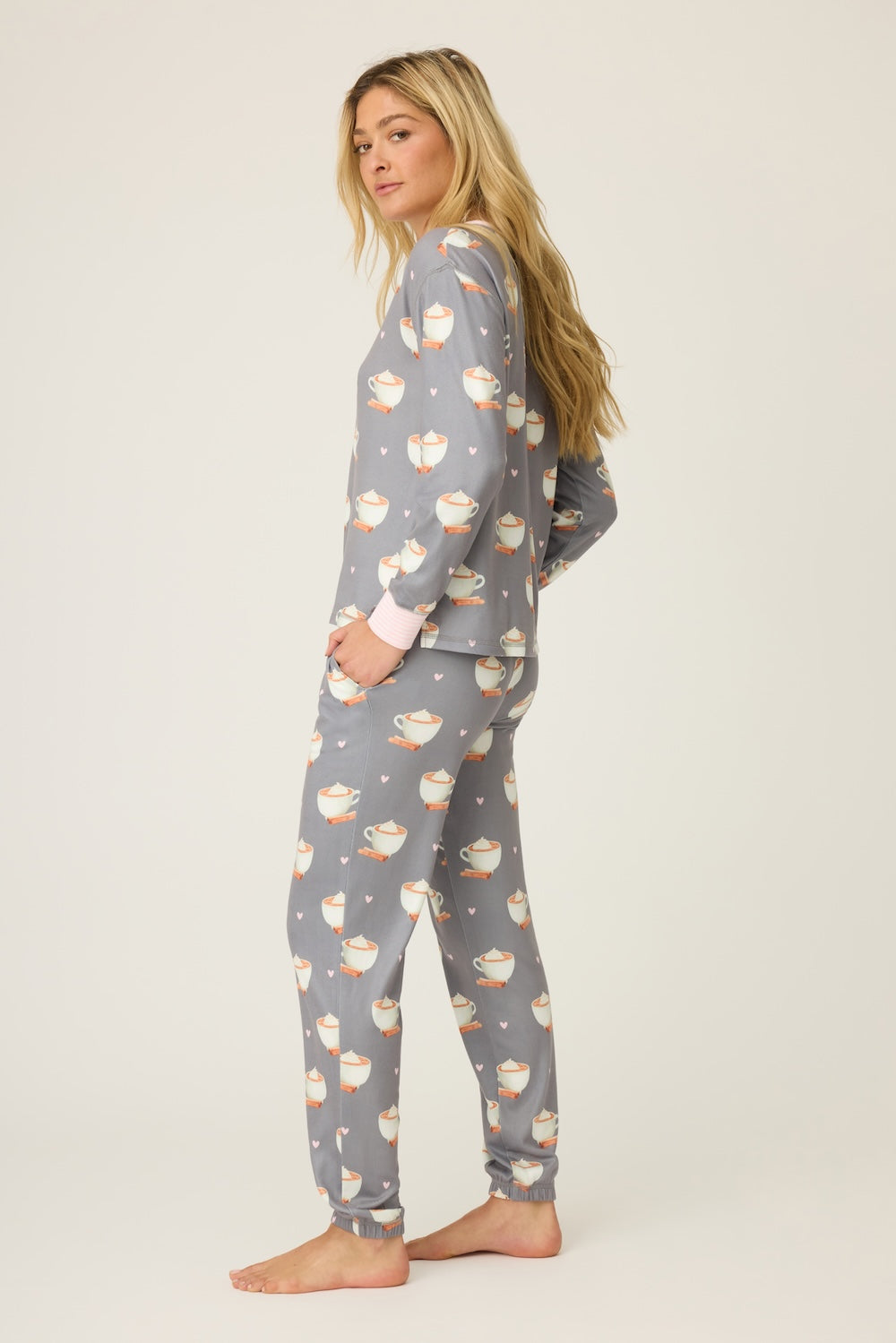 PJ Salvage Love You A Latte - Charcoal