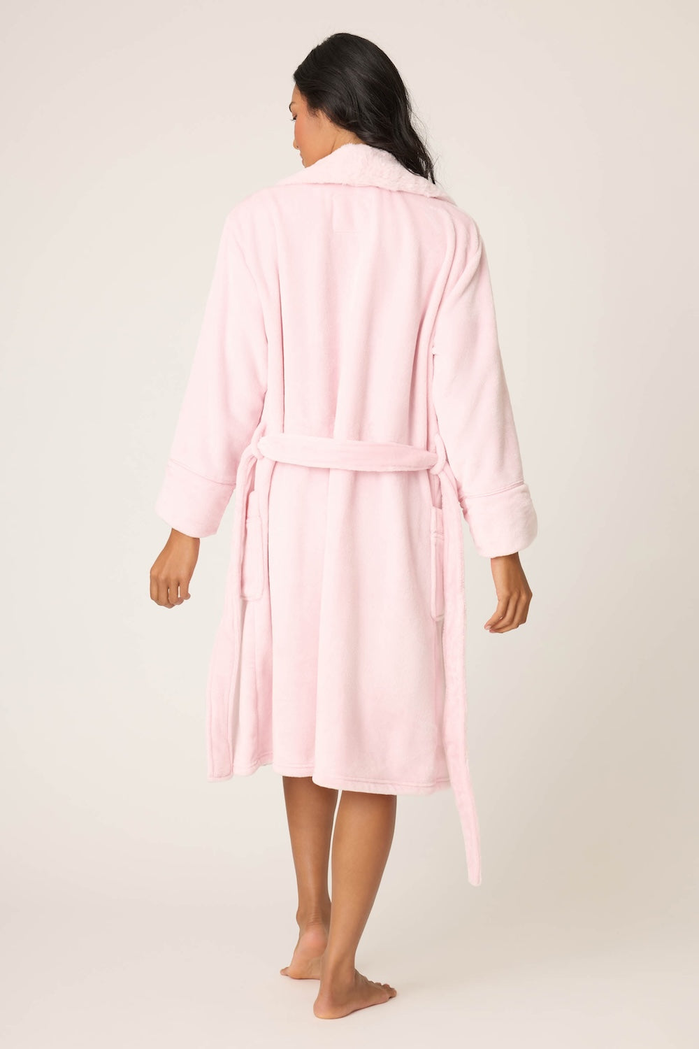 PJ Salvage Luxe Plush Robe - Ballet Pink