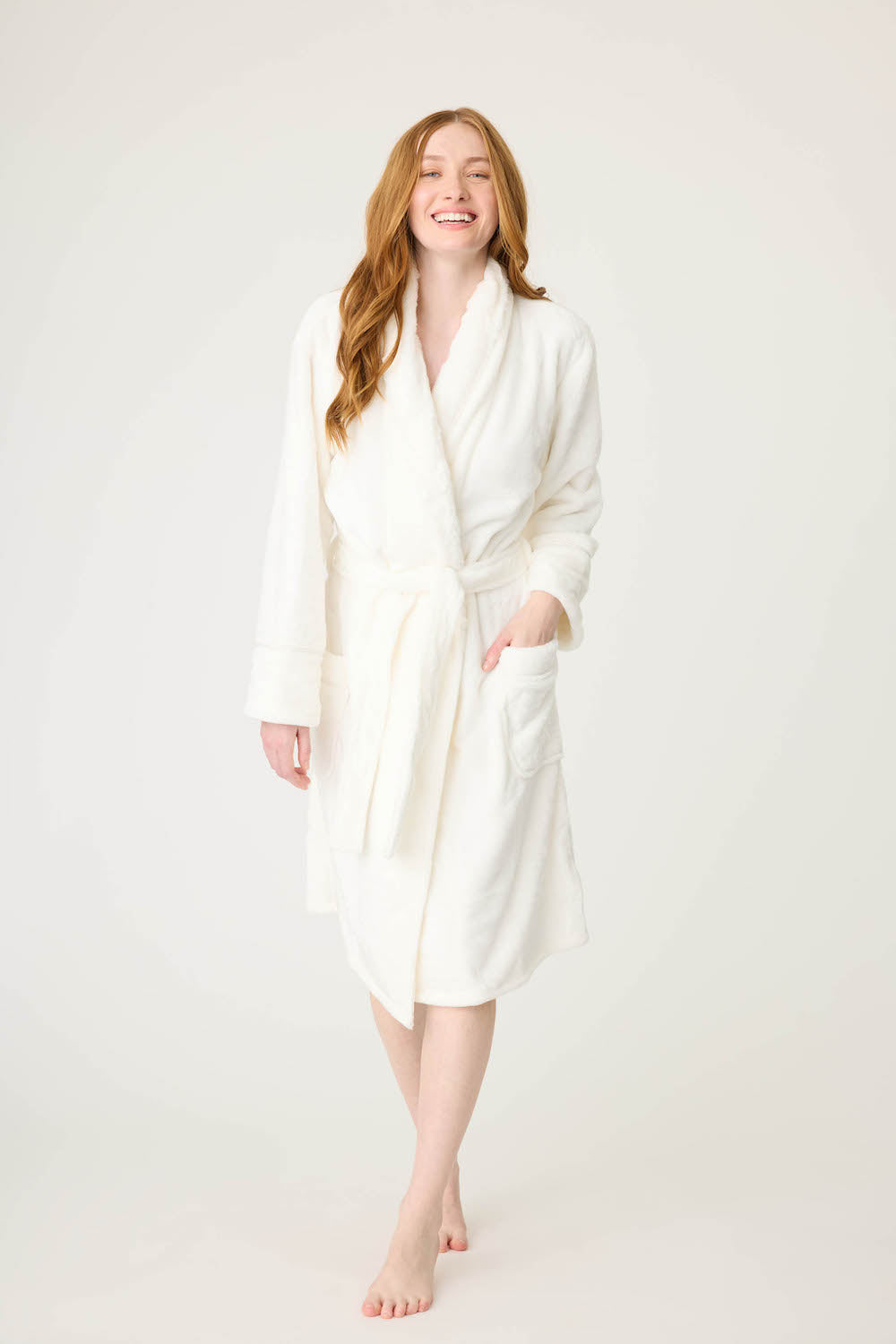 PJ Salvage Luxe Plush Robe - Ivory Sleepwear - Other Sleepwear - Robes by PJ Salvage | Grace the Boutique