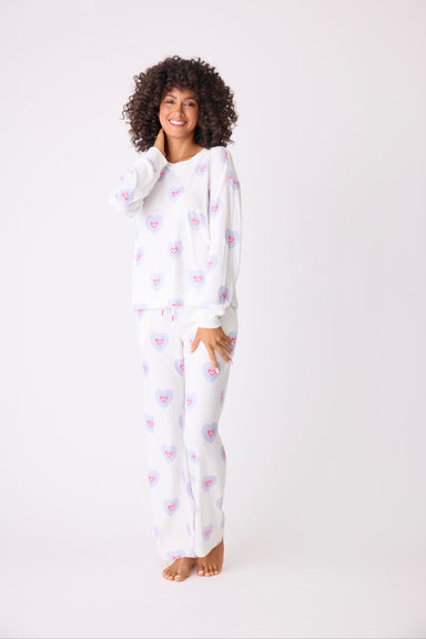 PJ Salvage Peace & Love PJ Set - Ivory Sleepwear - Pajamas by PJ Salvage | Grace the Boutique