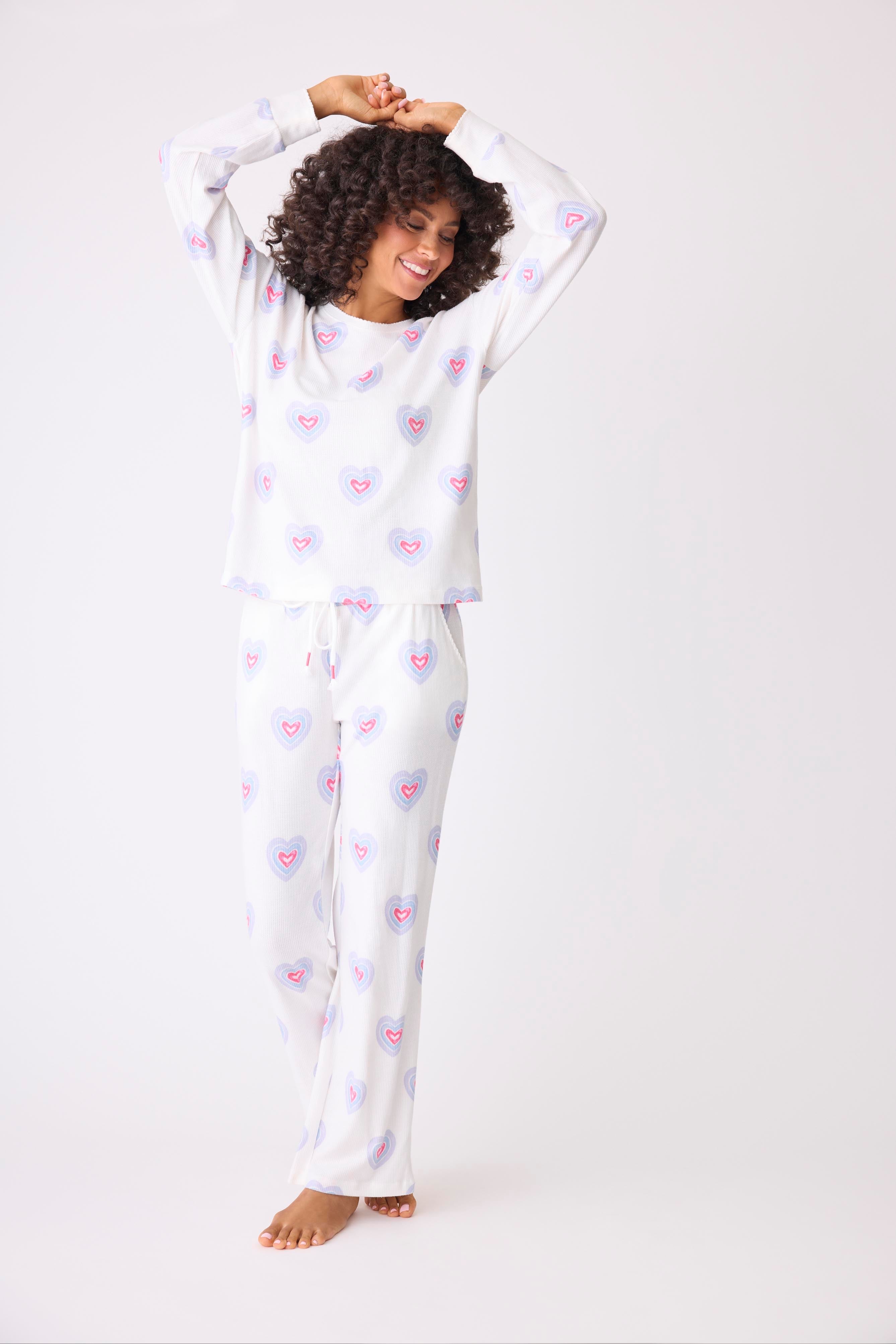 PJ Salvage Peace & Love PJ Set - Ivory Sleepwear - Pajamas by PJ Salvage | Grace the Boutique