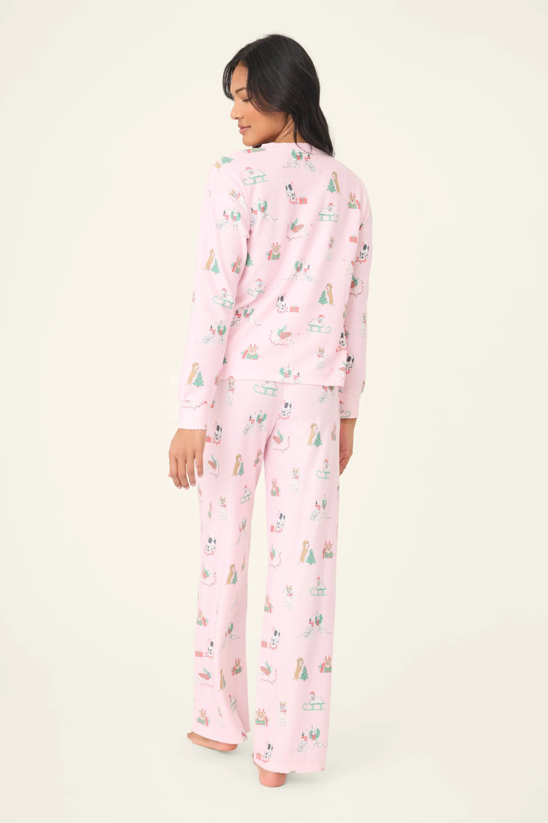 PJ Salvage Peace & Pawlidays Set - Pink