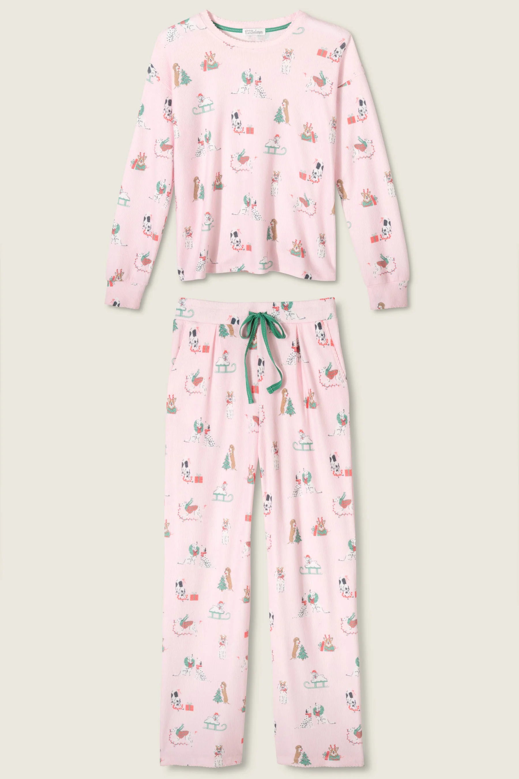 PJ Salvage Peace & Pawlidays Set - Pink