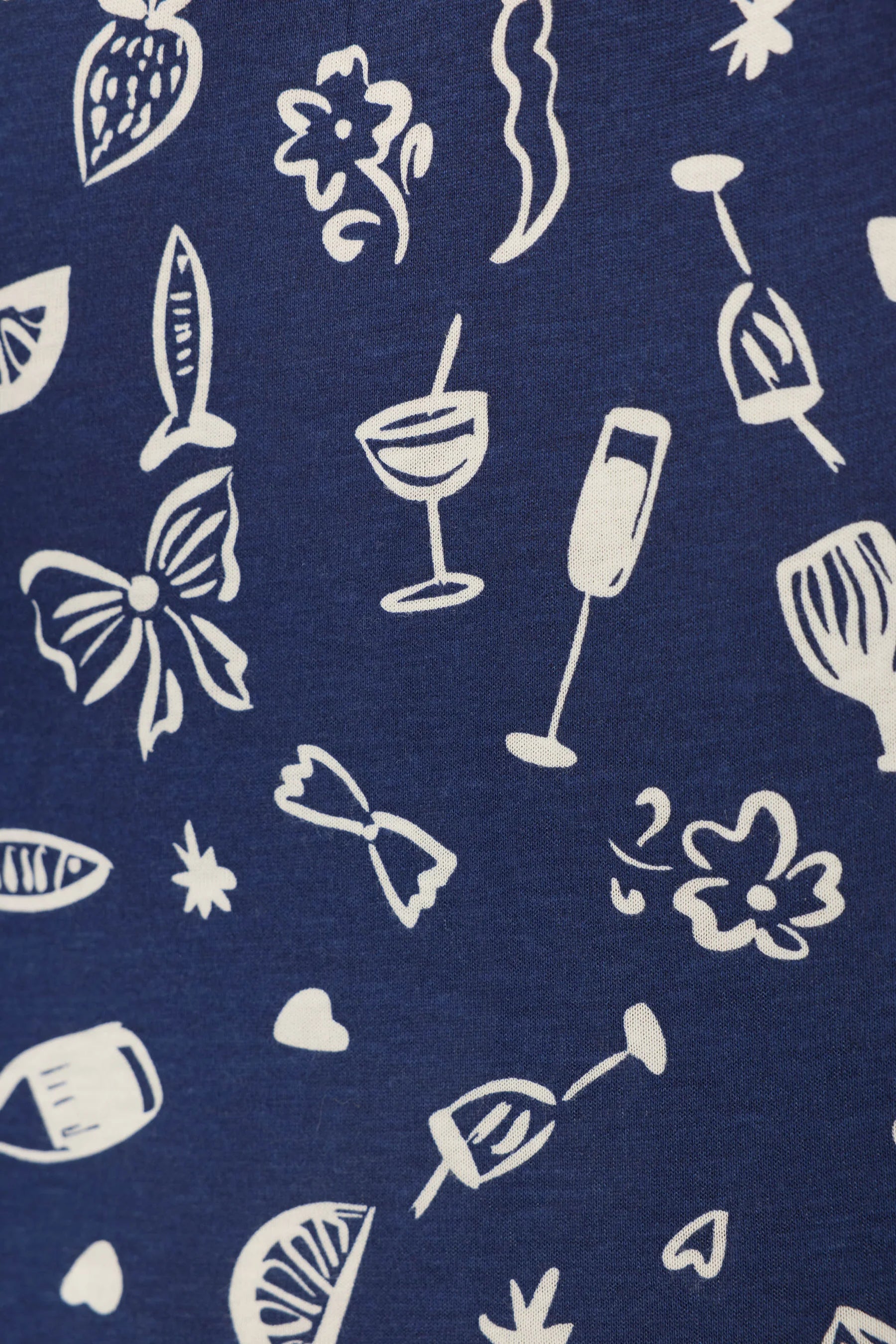 PJ Salvage Playful Prints PJ Set - Dark Navy