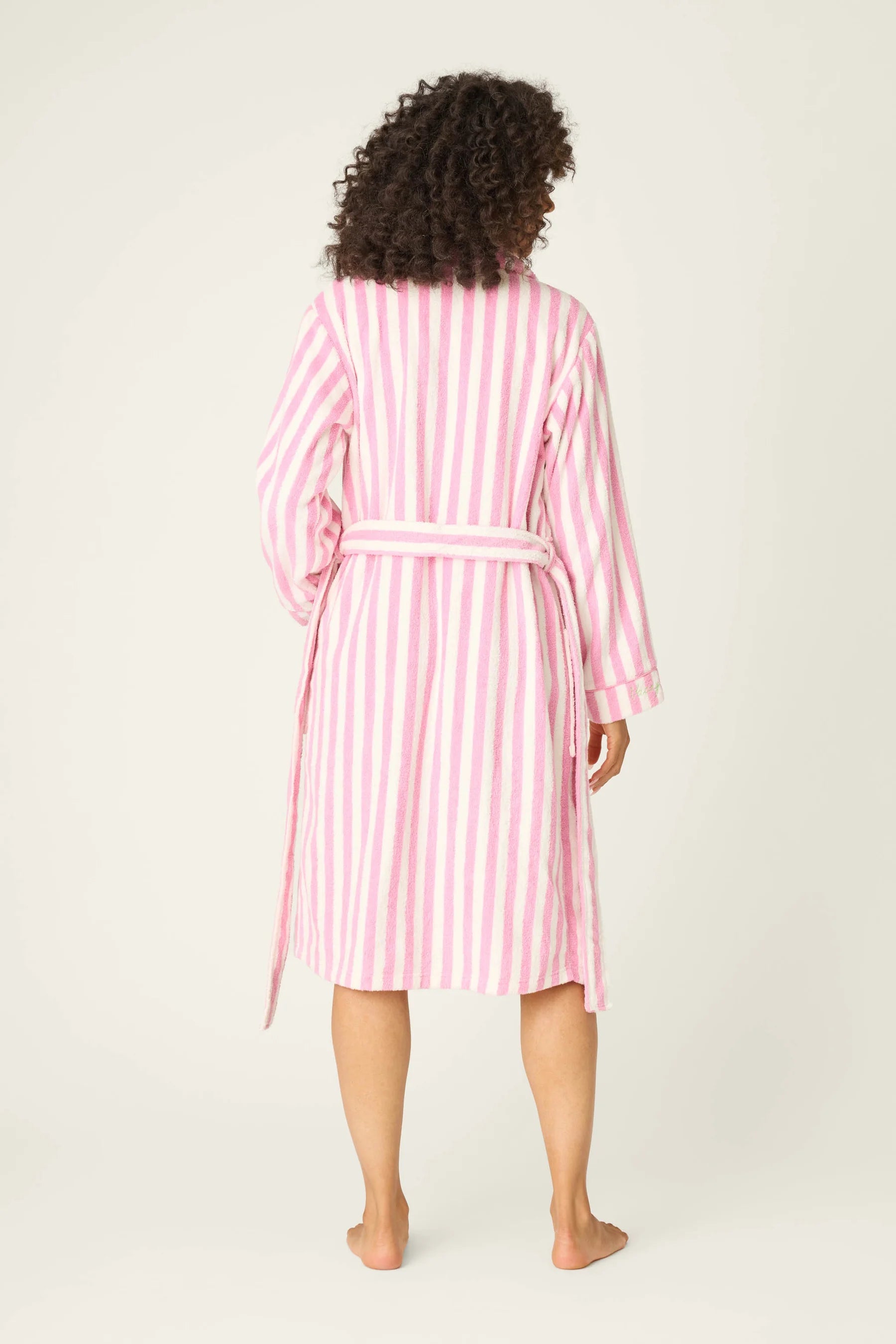 PJ Salvage Playful Terry Robes - Bright Pink