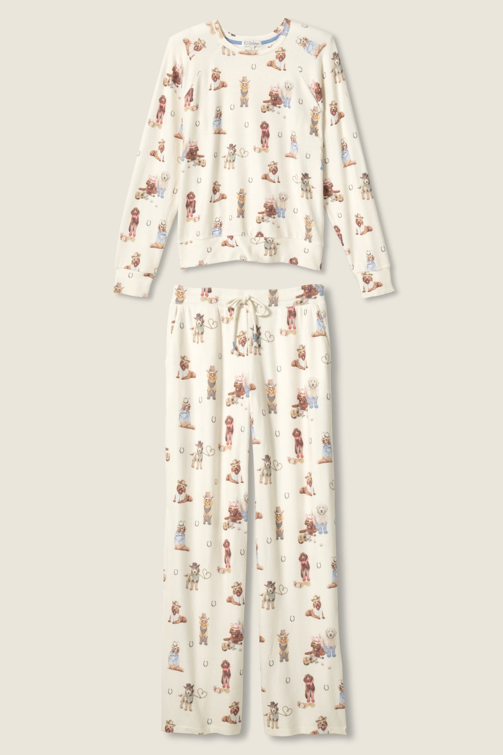 PJ Salvage Ruff On The Range Set - Natural