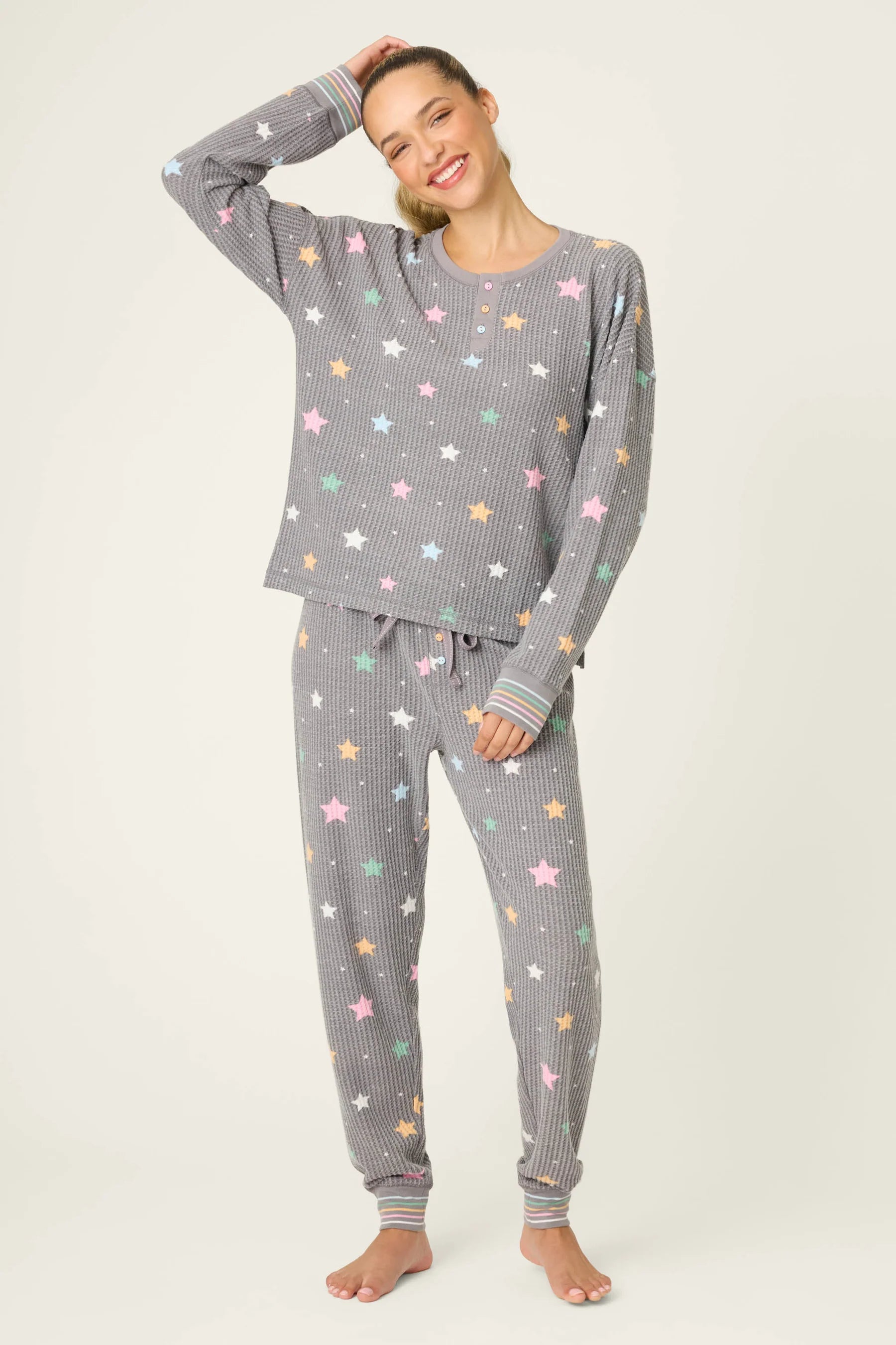 PJ Salvage Ski Jammies - Charcoal
