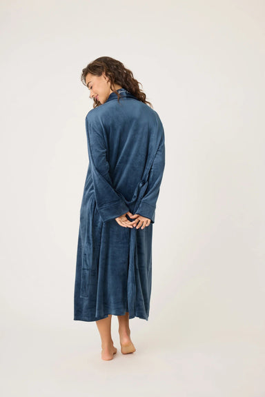 PJ Salvage Velvety Velour Robe - Navy Sleepwear - Other Sleepwear - Robes by PJ Salvage | Grace the Boutique