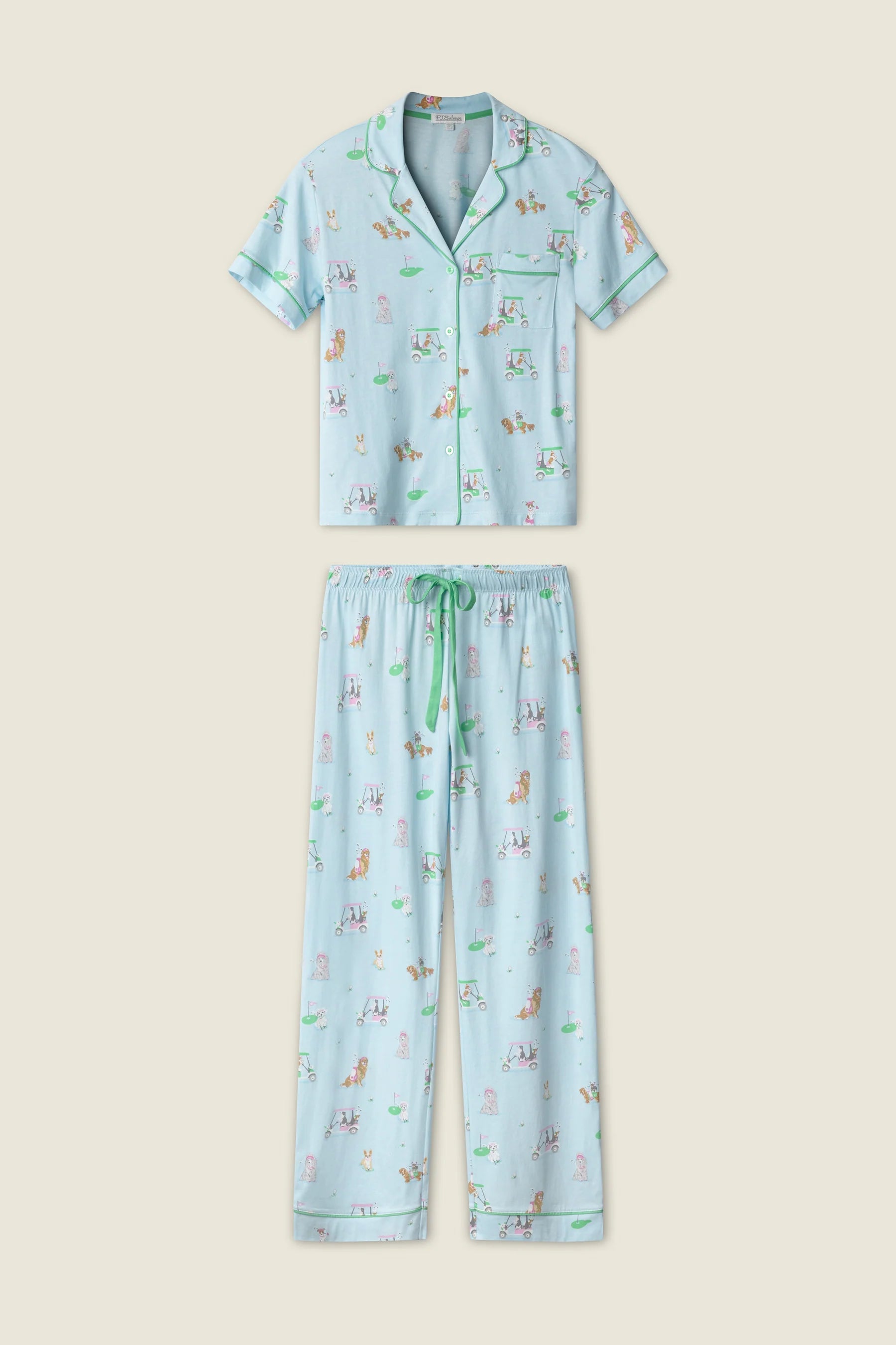 PJ Salvage Whimsy PJ Set - Light Blue