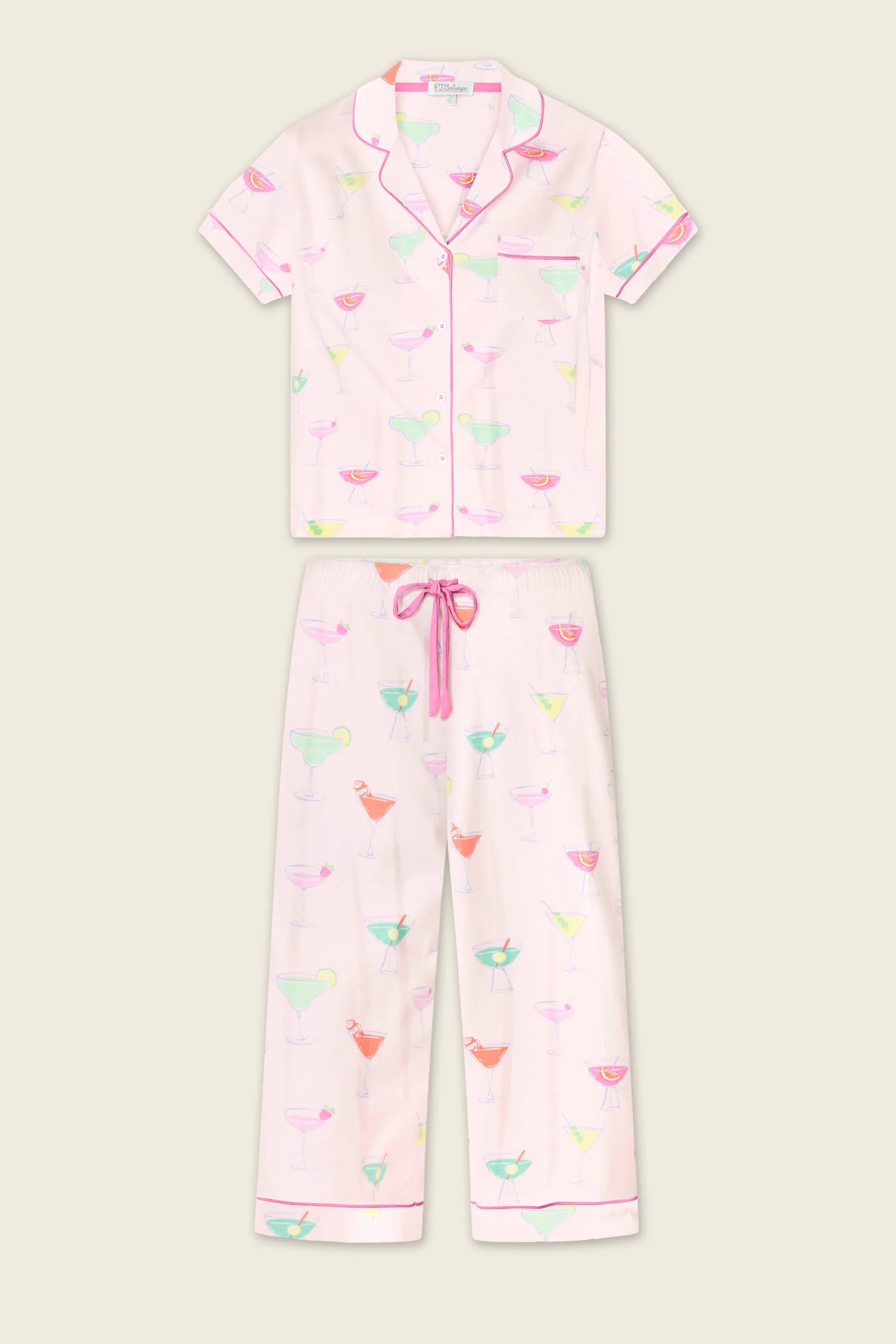 PJ Salvage Whimsy PJ Set - Light Pink