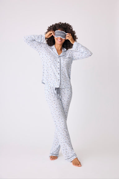 PJ Salvage Wild Dreams PJ Set - Blue Air Sleepwear - Pajamas by PJ Salvage | Grace the Boutique