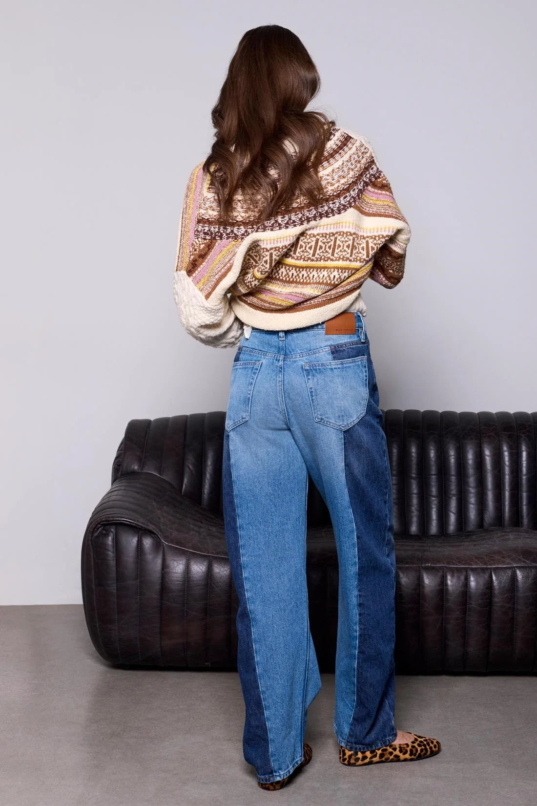 Tribal Brooke Patchwork Denim - Pieces of Blue