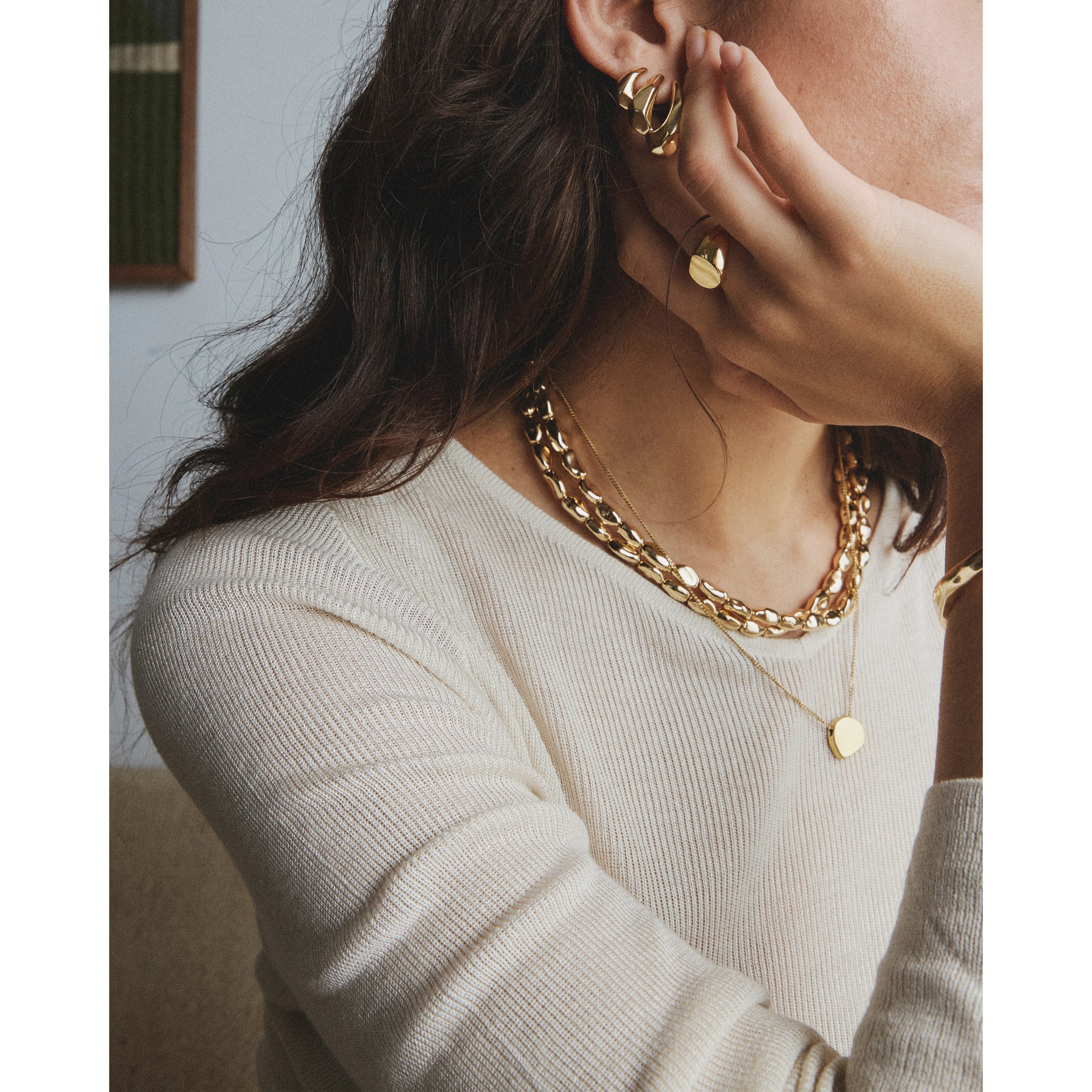 Pilgrim Presence Necklace - Gold